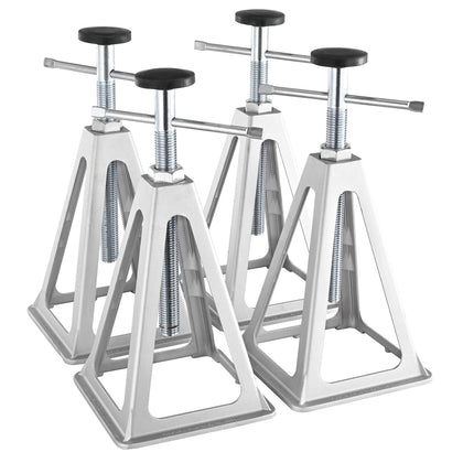 VEVOR front view of four jacks showing compact portability and easy storage