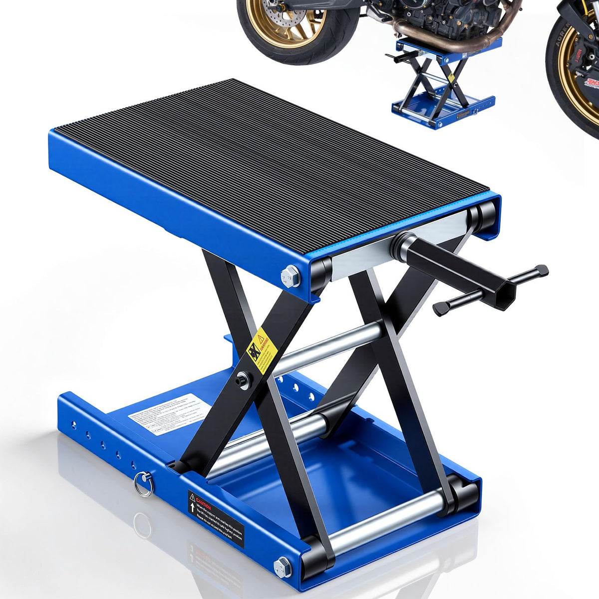 VEVOR front view platform showing stable wide deck and safe support