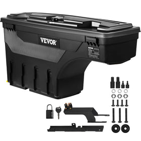 VEVOR front view of truck box showing form and secure fit