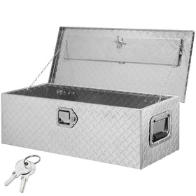 VEVOR front view of toolbox shows sturdy storage and easy access
