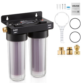 VEVOR front view of whole deionized water system showing compact design and easy install