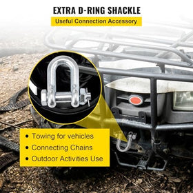 VEVOR small J-hook mounted on bumper demonstrating versatile attachment options
