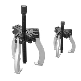 VEVOR kit arranged with scale showing both pullers, hardware, and practical workshop layout