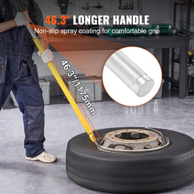 VEVOR ergonomic handle grip showing longer reach and reduced arm strain