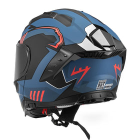 VEVOR helmet on rider riding street bike highlighting real-world comfort