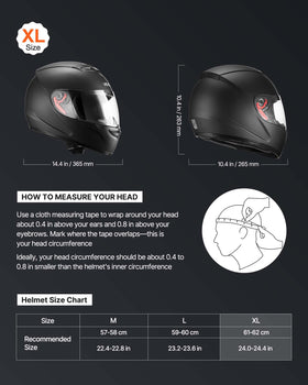 VEVOR helmet profile highlighting durable ABS shell contour for improved impact resistance