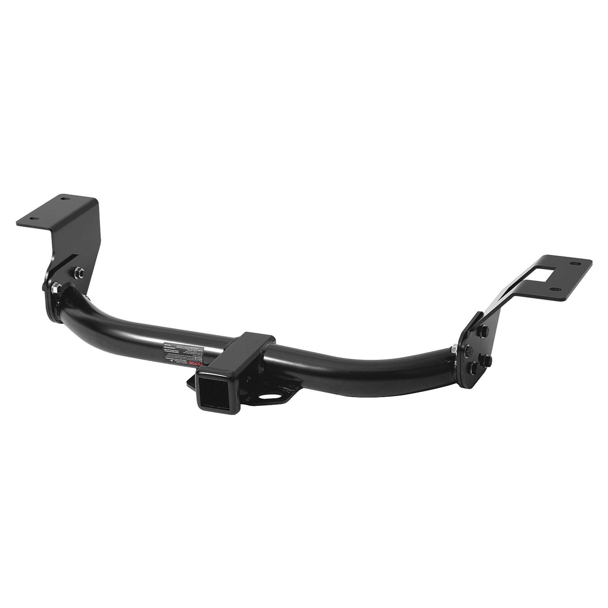 VEVOR hitch front view showing receiver opening and tidy welds for secure towing