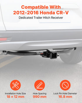 VEVOR close-up of split three-piece design for easier installation and handling