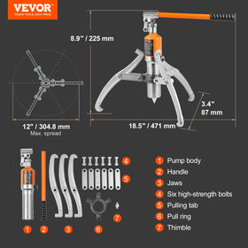 VEVOR horizontal extraction setup demonstrating flexible orientation advantage