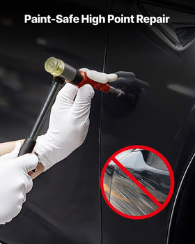 VEVOR inflatable airbag and pump creating panel separation for access