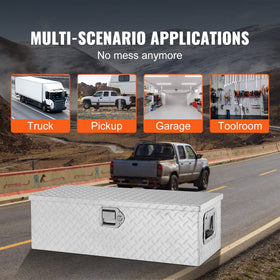 VEVOR installed in pickup bed for secure on-vehicle storage