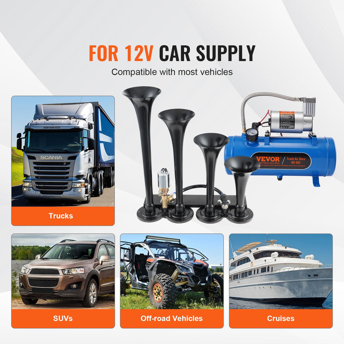 VEVOR installed on pickup lifestyle demonstrating long-range alert capability