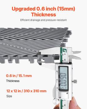 VEVOR interlocking mechanism detail demonstrating quick tool-free assembly