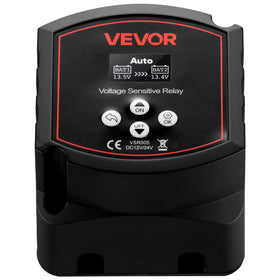 VEVOR isolator switch detail showing manual and automatic mode for emergency starts