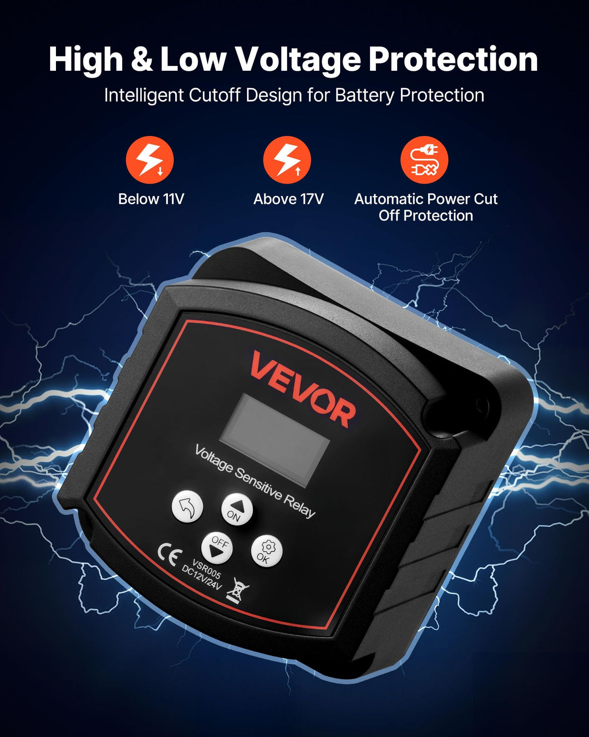 VEVOR isolator enclosure texture detail highlighting shockproof dustproof durability