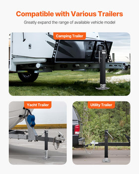 VEVOR drop leg extended contacting ground for added stability