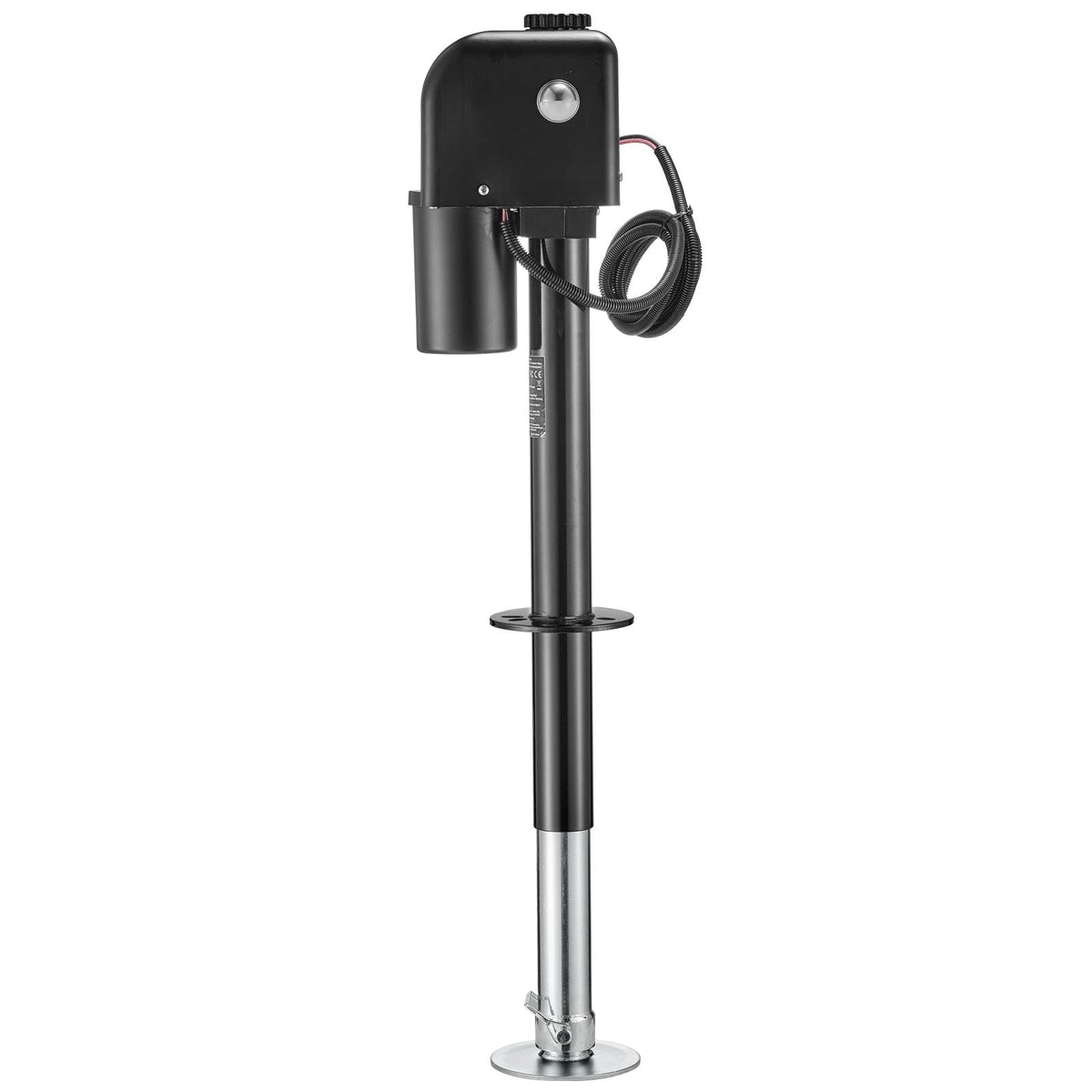 VEVOR jack scale comparison with hand showing compact size and power benefit