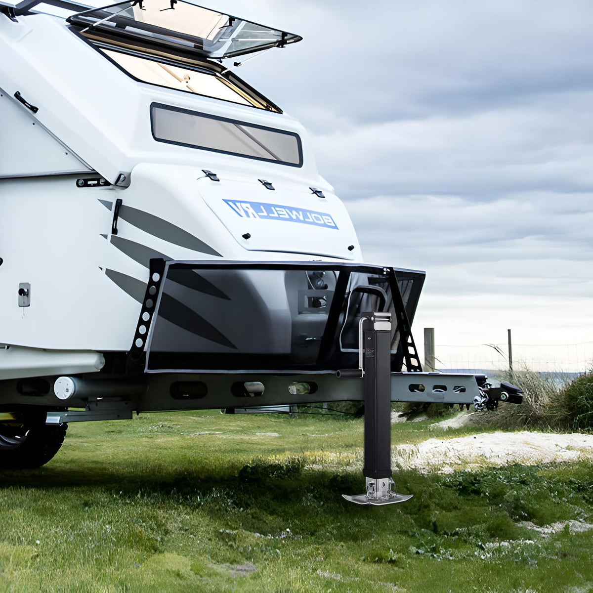 VEVOR side view powder coat finish protecting against weather