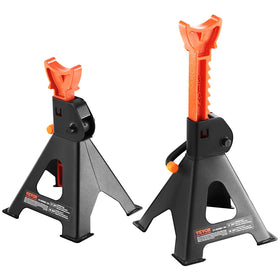 VEVOR jack stands lifestyle garage setting demonstrating workshop readiness