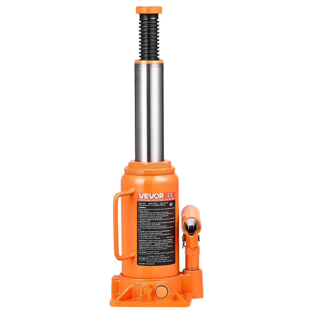 VEVOR garage setup with jack showing versatile home workshop use