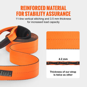 VEVOR loop end with protective sleeve preventing abrasion and wear