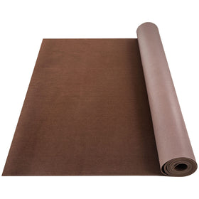 VEVOR front view of deep brown marine carpet showing full roll and finish benefit