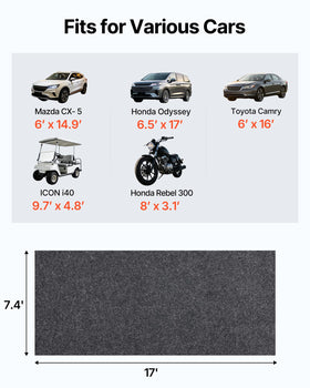 VEVOR mat close-up texture providing slip-resistant traction