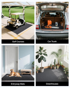 VEVOR mat lifestyle garage setting illustrating neat, protected floor