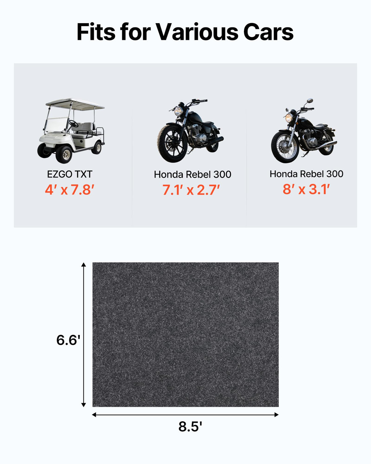 VEVOR mat textured surface closeup for grip and debris capture benefit