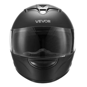 VEVOR helmet on rider in urban setting showing real-world visibility benefit