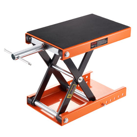 VEVOR front view of lift showing sturdy frame and capacity benefit