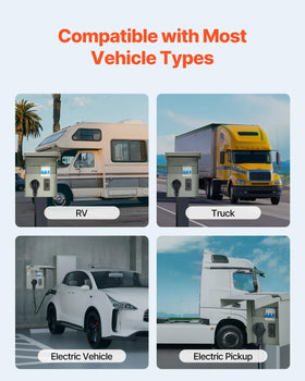 VEVOR mounted on RV exterior illustrating easy campsite hookup convenience