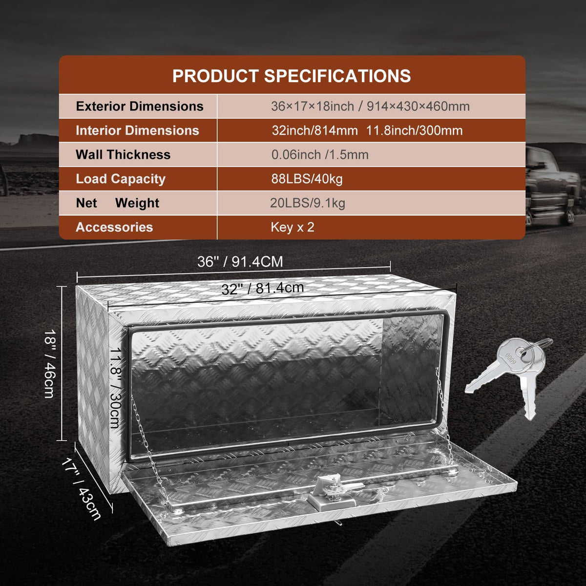 VEVOR open box interior holding tool cases for efficient equipment organization