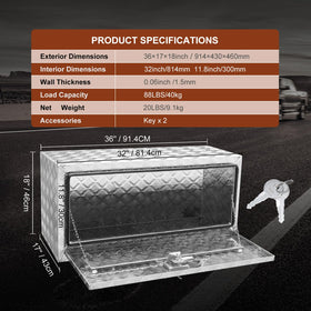 VEVOR open box interior holding tool cases for efficient equipment organization