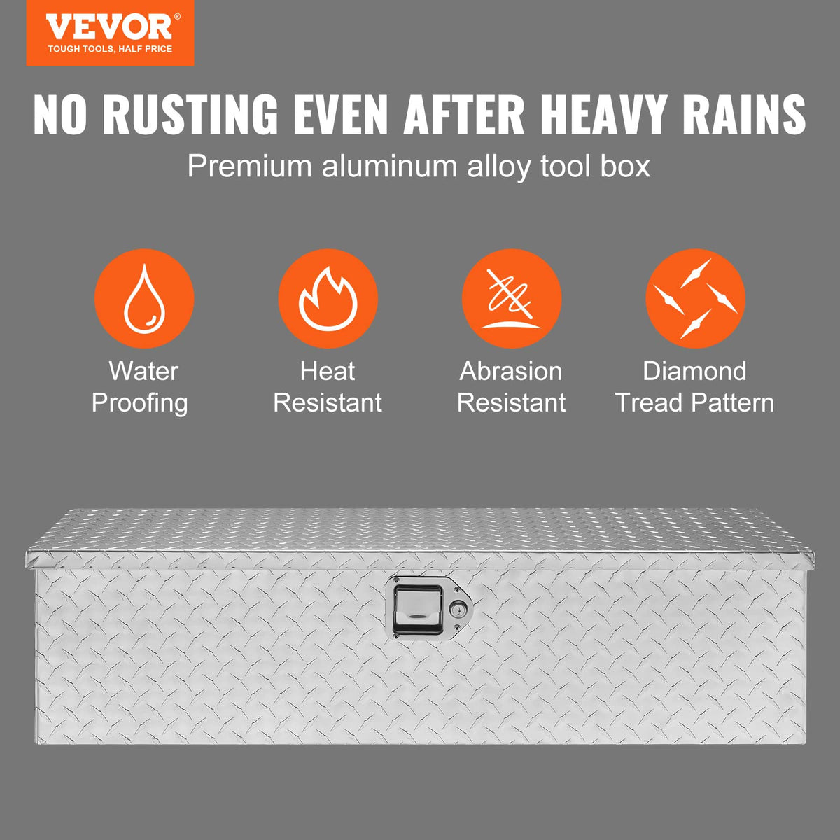 VEVOR open lid displaying interior capacity for organized gear