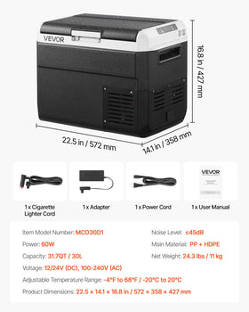 VEVOR open top interior storage showing organized space and fast cooling benefit