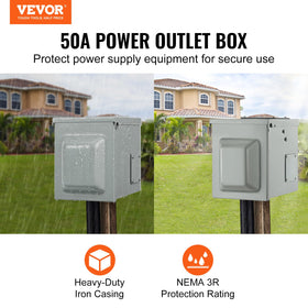 VEVOR closed door with lock demonstrating theft prevention and outdoor protection