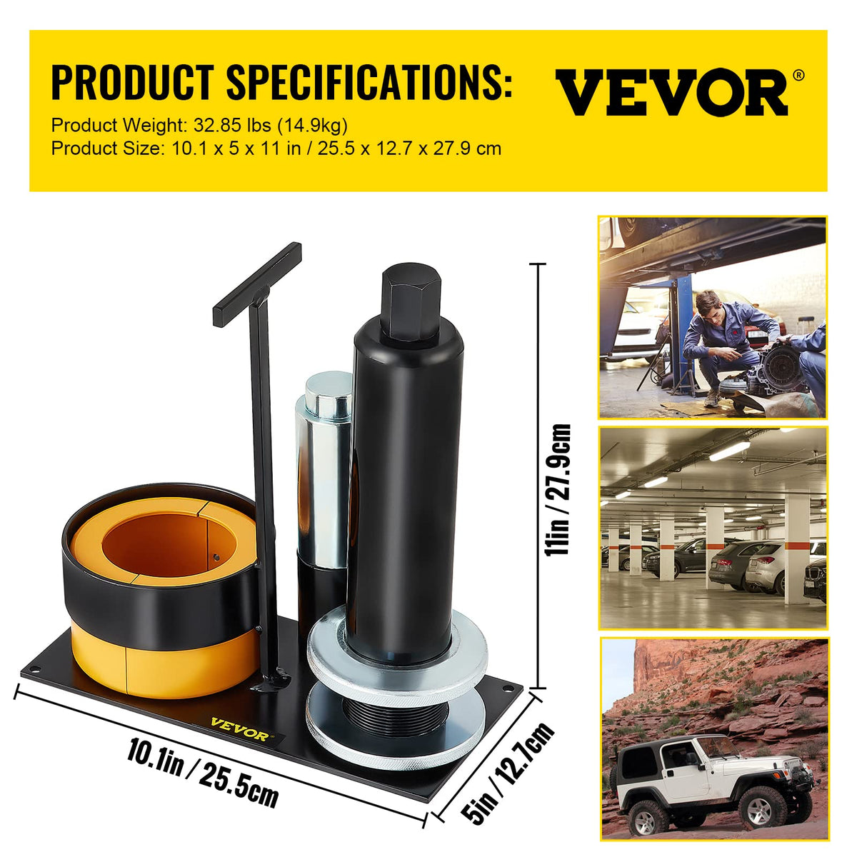VEVOR packed kit in case illustrating portability and all-in-one convenience