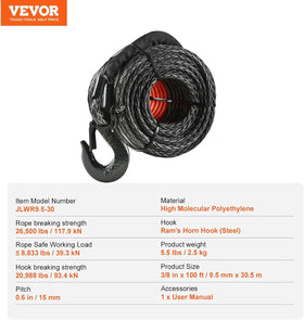VEVOR nylon protective sleeve and orange warning sleeve for safety