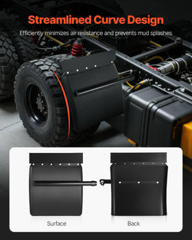 VEVOR quarter fender rubber strip close-up showing shock absorption and noise reduction