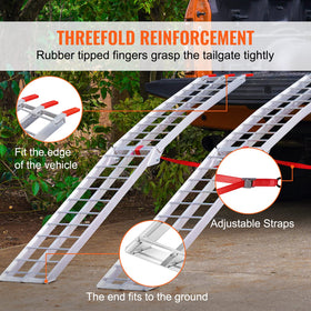 VEVOR grid deck texture providing traction and even weight distribution for tires