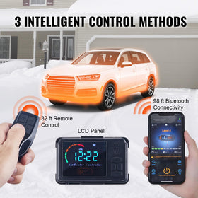 VEVOR remote with LCD display for easy temperature control and scheduling benefit