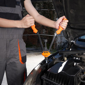 VEVOR carrying case open with tool and accessories kept secure for transport