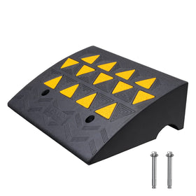 VEVOR front view of ramp showing full profile and stability benefit