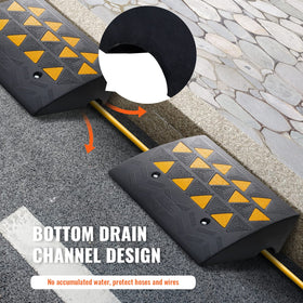 VEVOR two ramps installed at a driveway enabling smooth vehicle ascent