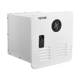 VEVOR powering an outdoor shower at campsite for quick hot rinses