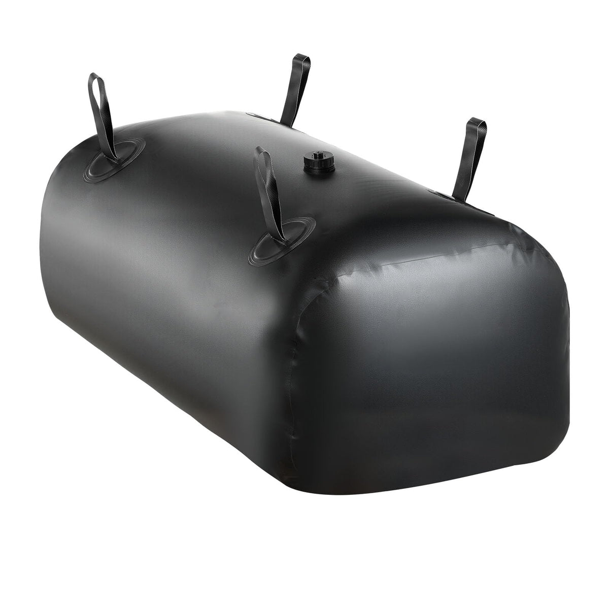 VEVOR bladder set up near an RV showing practical camping and emergency use