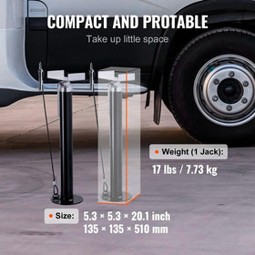 VEVOR demonstrating height adjustment range from 20 to 48 inches for fit