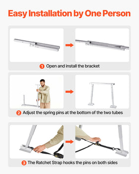 VEVOR stabilizer mounted on trailer bumper reducing wobble and improving comfort