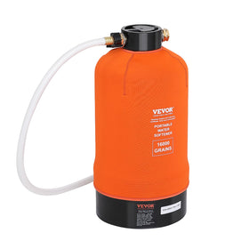 VEVOR size comparison with water bottle showing portable scale and space-saving
